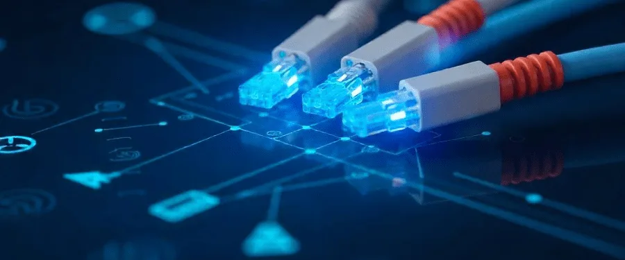 Infraestructura de conectividad empresarial con redes innovadoras y seguras para optimizar la transformación digital y la comunicación en la nube. Sevencom